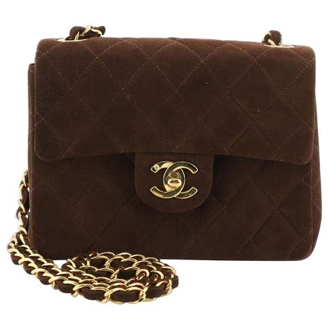 vintage suede chanel bag|chanel shoulder bag ioffer.